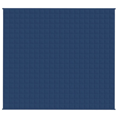 vidaXL Weighted Blanket Blue 200x230 cm 13 kg Fabric 3