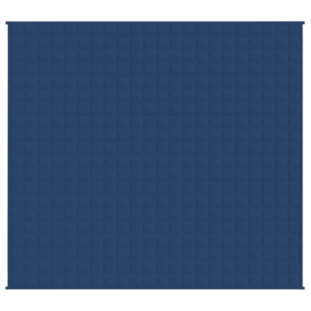 vidaXL Weighted Blanket Blue 220x230 cm King 11 kg Fabric 3