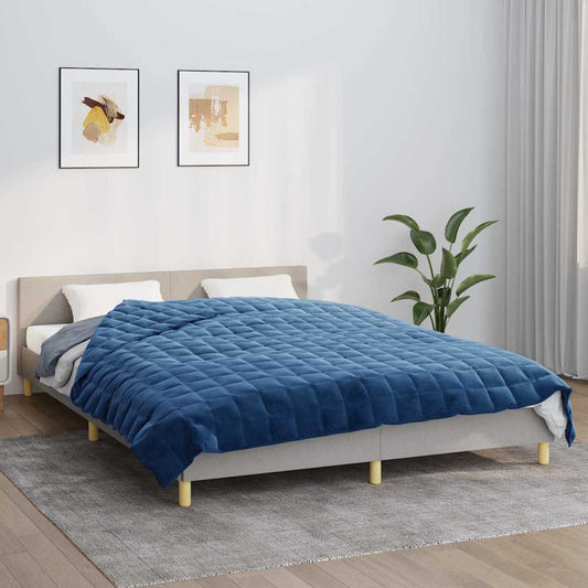Weighted Blanket Blue kg Fabric