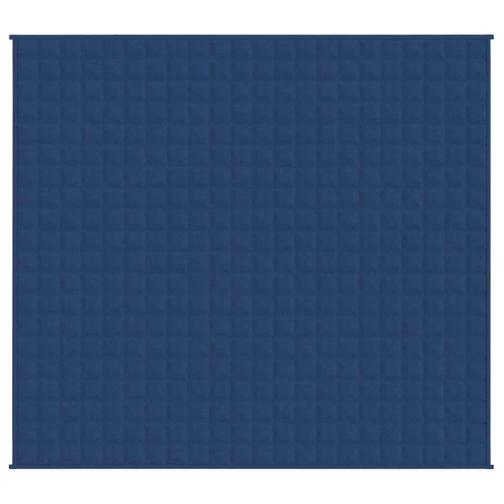 vidaXL Weighted Blanket Blue 220x230 cm King 15 kg Fabric 3