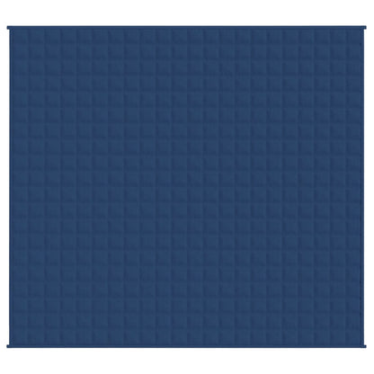 vidaXL Weighted Blanket Blue 220x230 cm King 15 kg Fabric 3