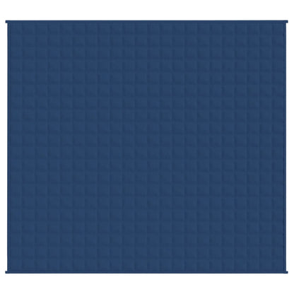 vidaXL Weighted Blanket Blue 220x240 cm King 15 kg Fabric 3