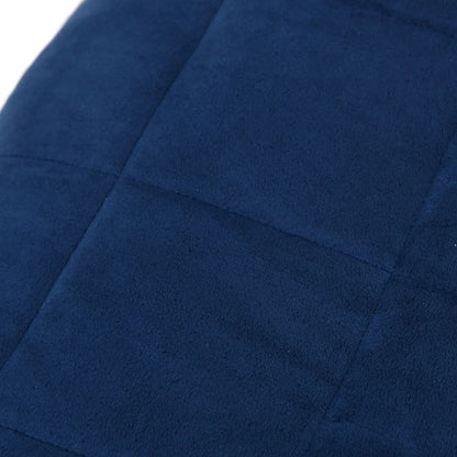 vidaXL Weighted Blanket Blue 220x240 cm King 15 kg Fabric 4