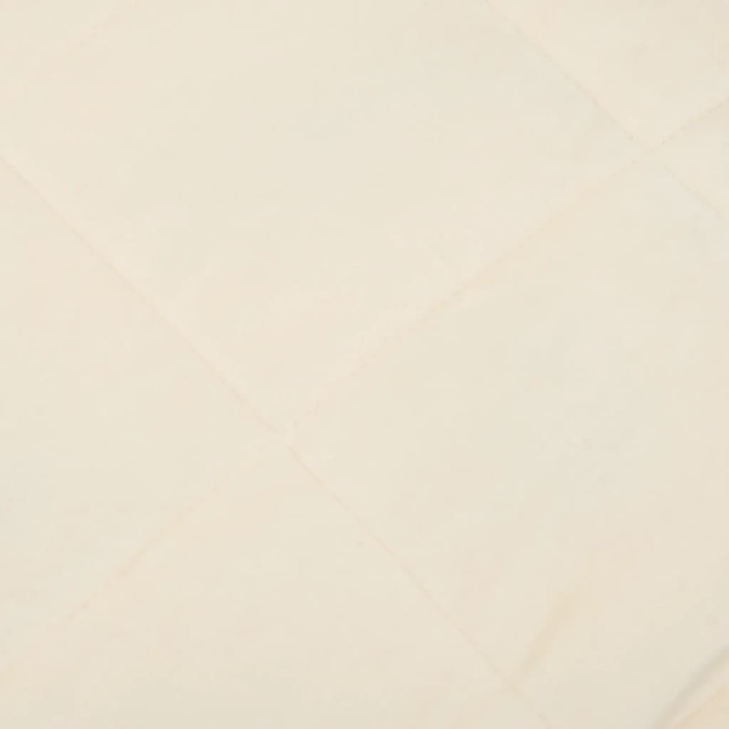vidaXL Weighted Blanket Light Cream 152x203 cm 11 kg Fabric 4