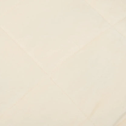 vidaXL Weighted Blanket Light Cream 152x203 cm 11 kg Fabric 4