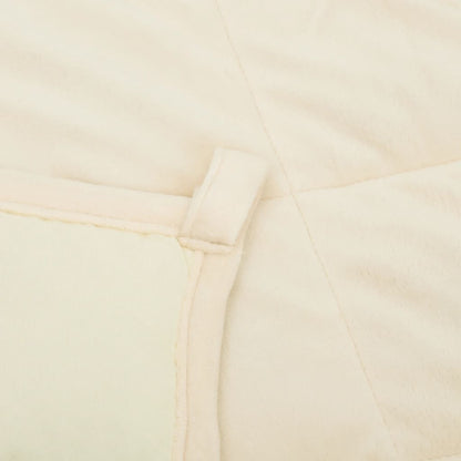 vidaXL Weighted Blanket Light Cream 152x203 cm 11 kg Fabric 5