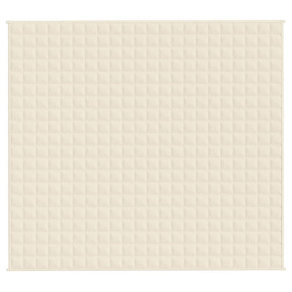 vidaXL Weighted Blanket Light Cream 200x220 cm 13 kg Fabric 3