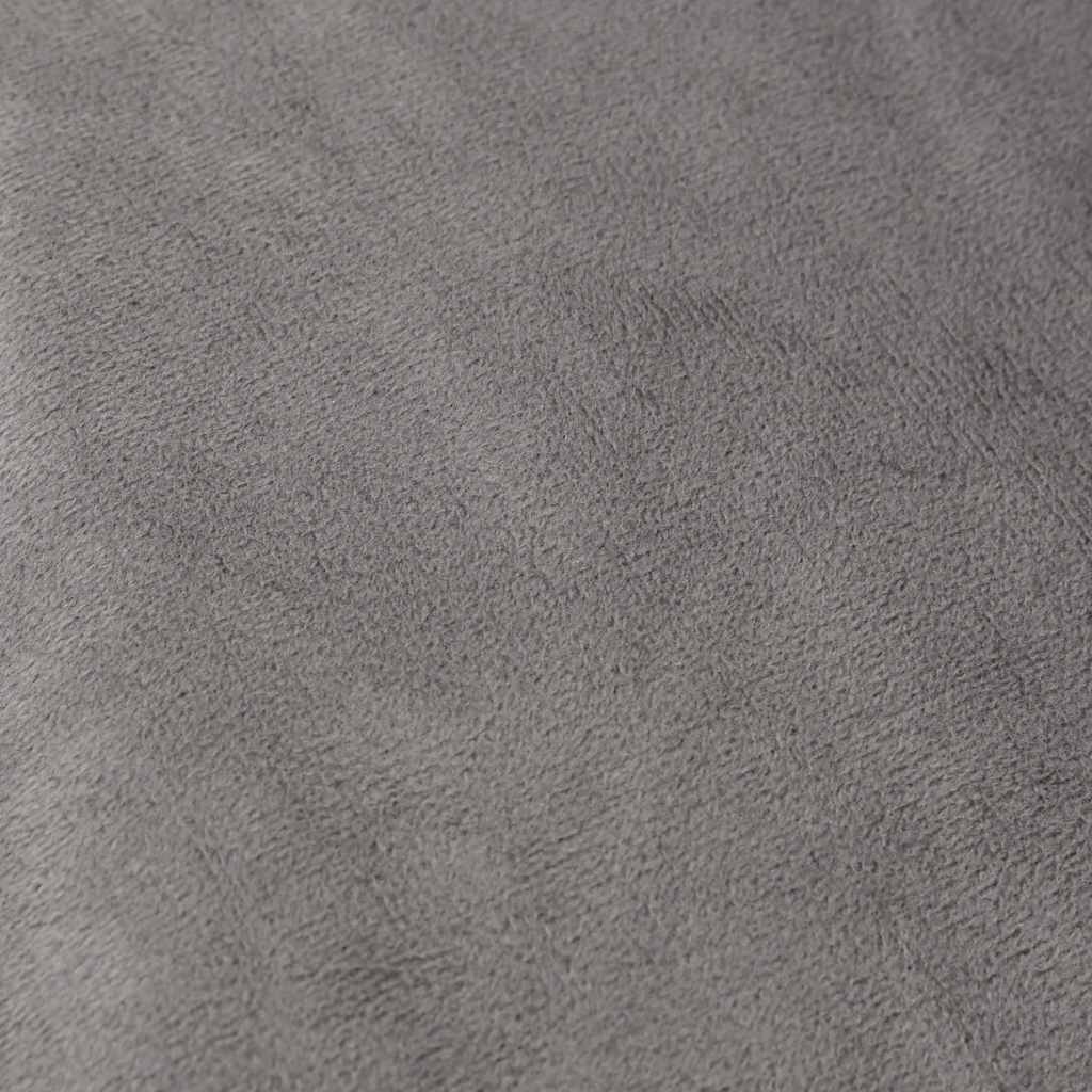 vidaXL Weighted Blanket with Cover Grey 122x183 cm 9 kg Fabric 4