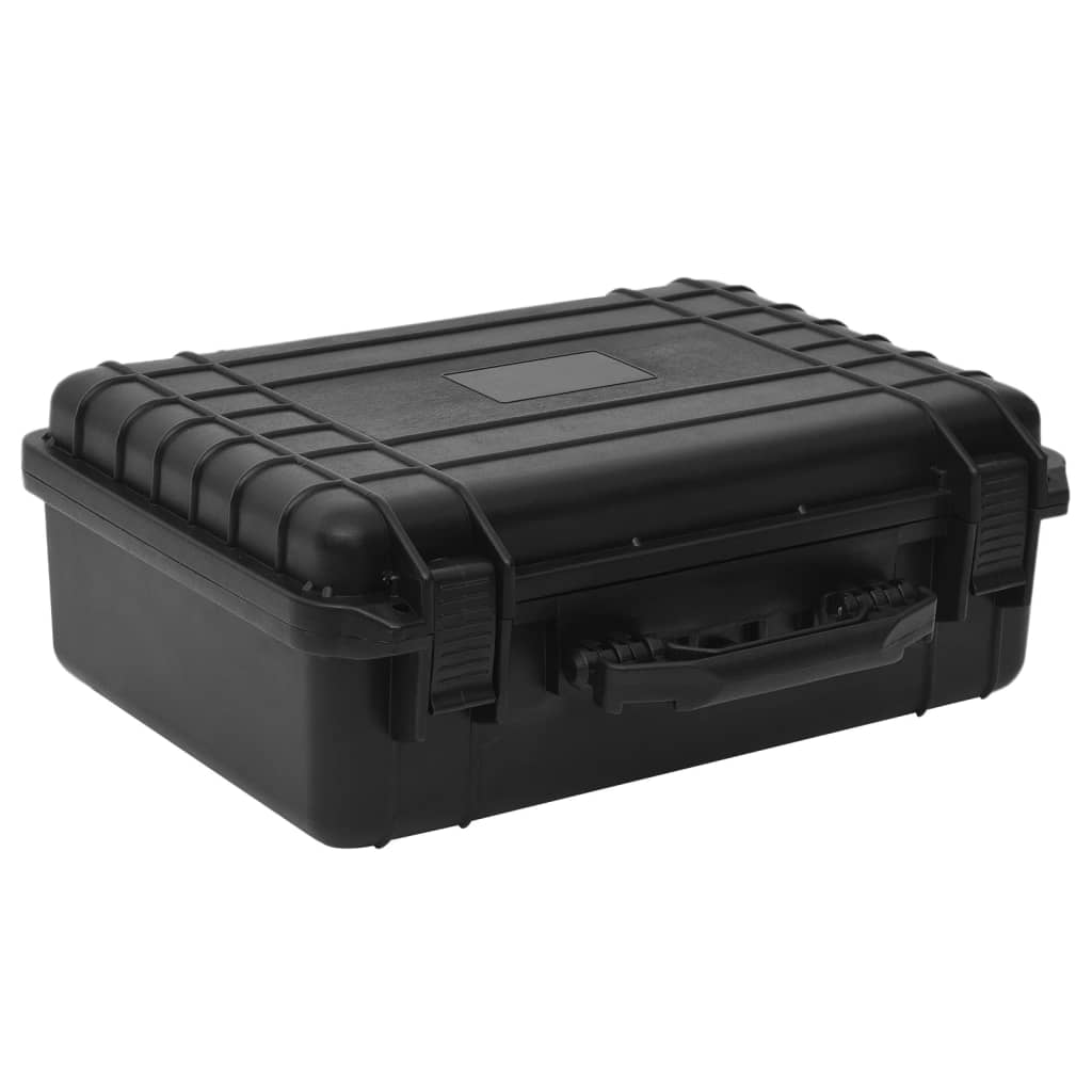 vidaXL Portable Flight Case Black 47x36x18 cm PP 1