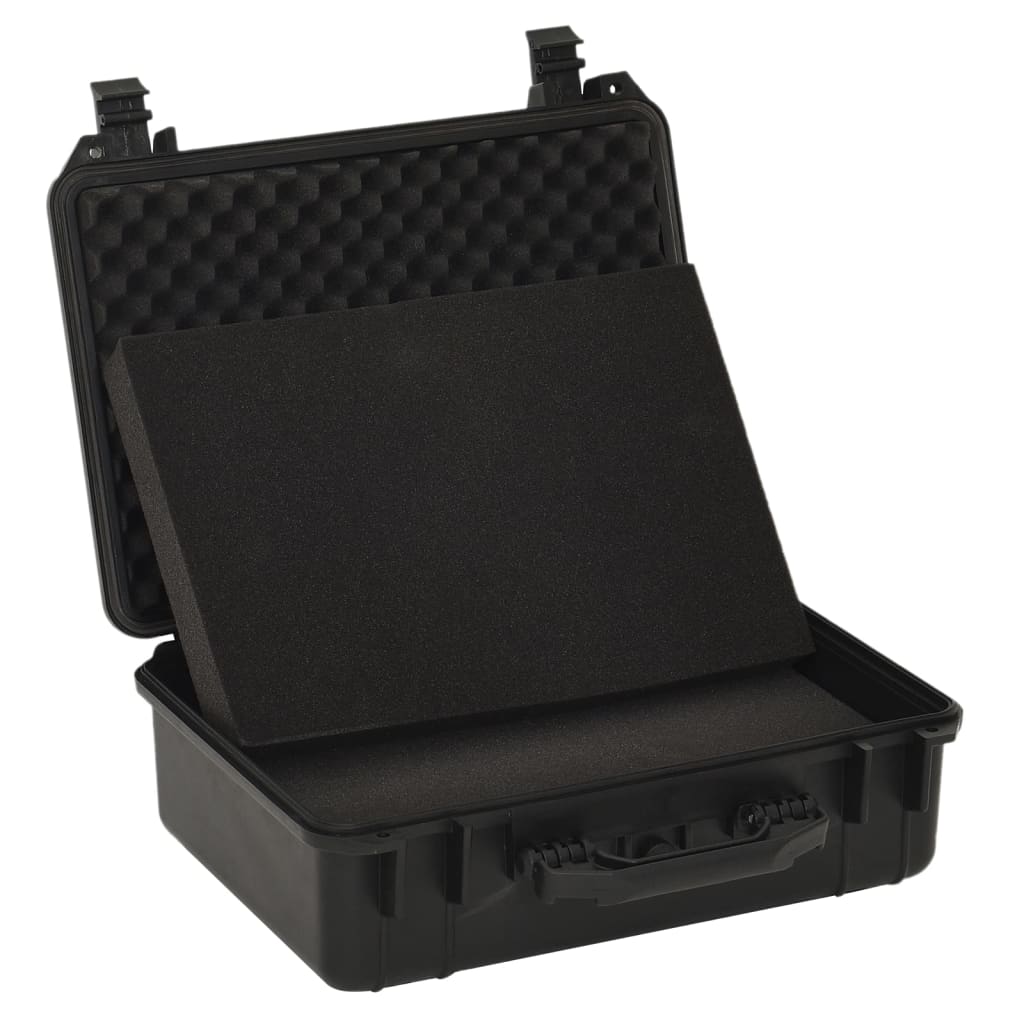 vidaXL Portable Flight Case Black 47x36x18 cm PP 3
