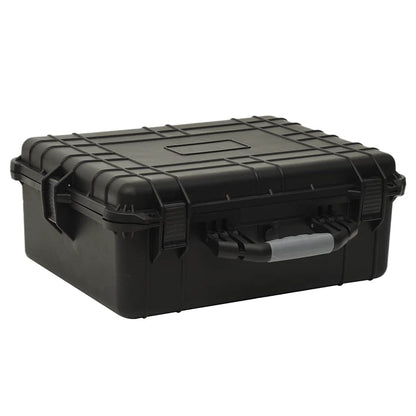 vidaXL Portable Flight Case Black 55x43x21 cm PP 1