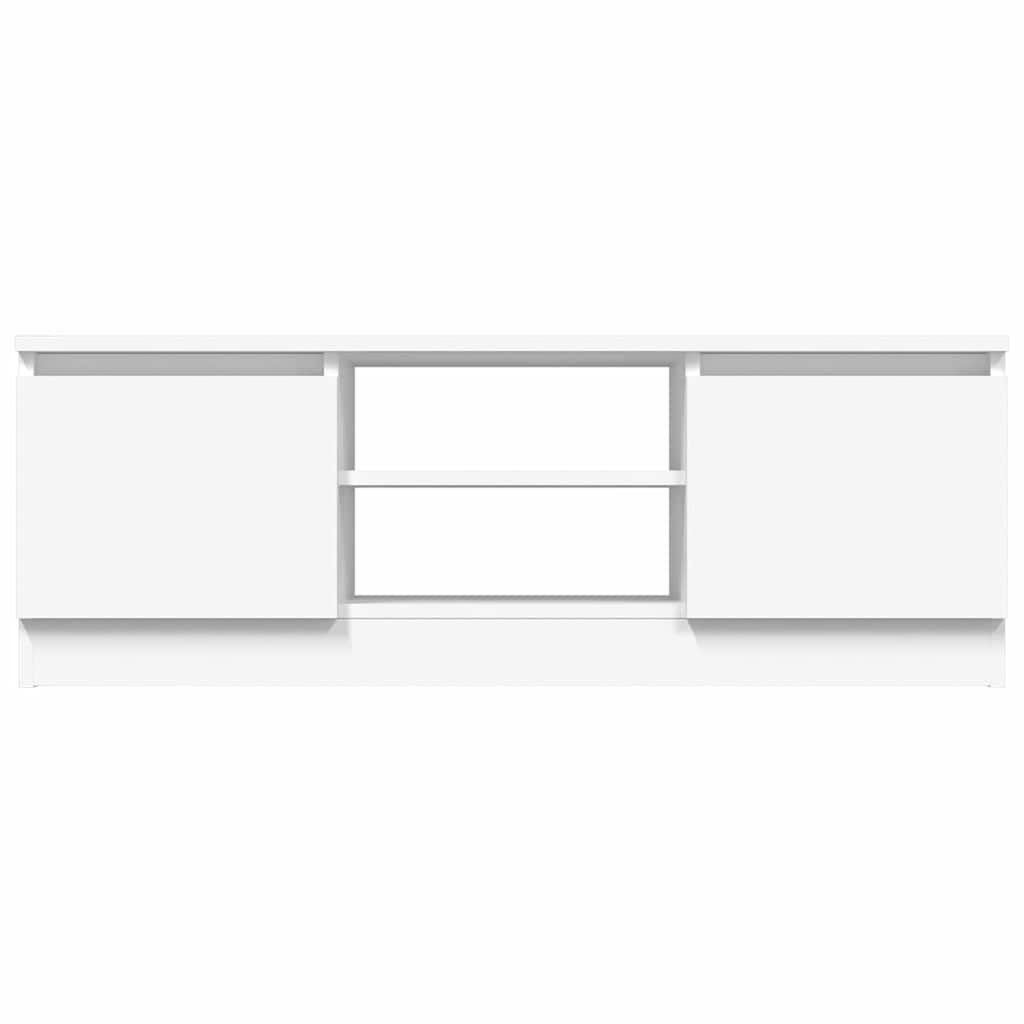 vidaXL TV Cabinet with Door White 102x30x36 cm 5
