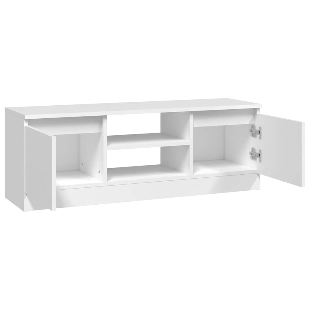 vidaXL TV Cabinet with Door White 102x30x36 cm 6