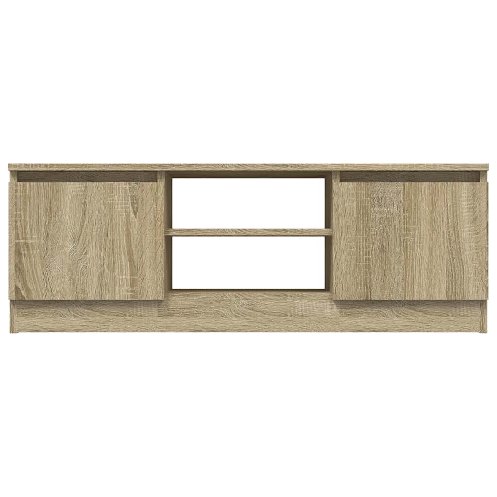 vidaXL TV Cabinet with Door Sonoma Oak 102x30x36 cm 5