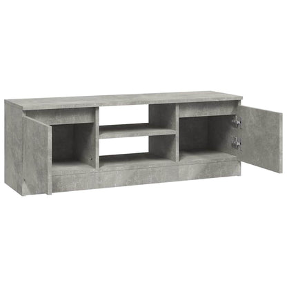 vidaXL TV Cabinet with Door Concrete Grey 102x30x36 cm 6