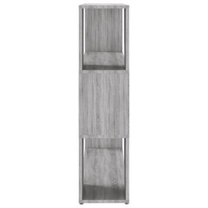 vidaXL Book Cabinet/Room Divider Grey Sonoma 100x24x94 cm 6