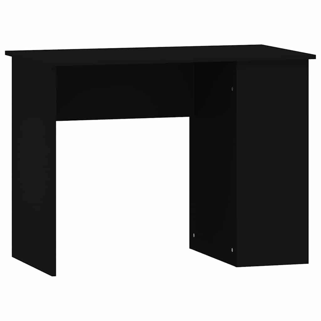 vidaXL Desk | Black | Engineered wood | Medium | Desk | Rectangular | Modern 2
