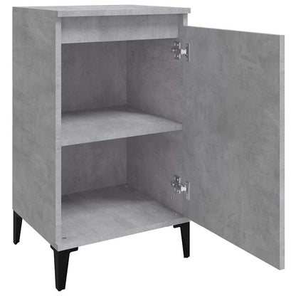 vidaXL Bedside Cabinets 2 pcs Concrete Grey 40x35x70 cm Engineered Wood 6