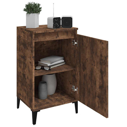 vidaXL Bedside Cabinets 2 pcs Smoked Oak 40x35x70 cm Engineered Wood 4