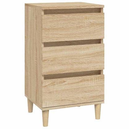 vidaXL Bedside Cabinet Sonoma Oak 40x35x70 cm Engineered Wood 2