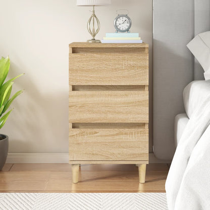 vidaXL Bedside Cabinet Sonoma Oak 40x35x70 cm Engineered Wood 1