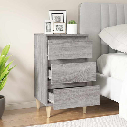 vidaXL Bedside Cabinet | Grey sonoma | Engineered wood | Medium 3