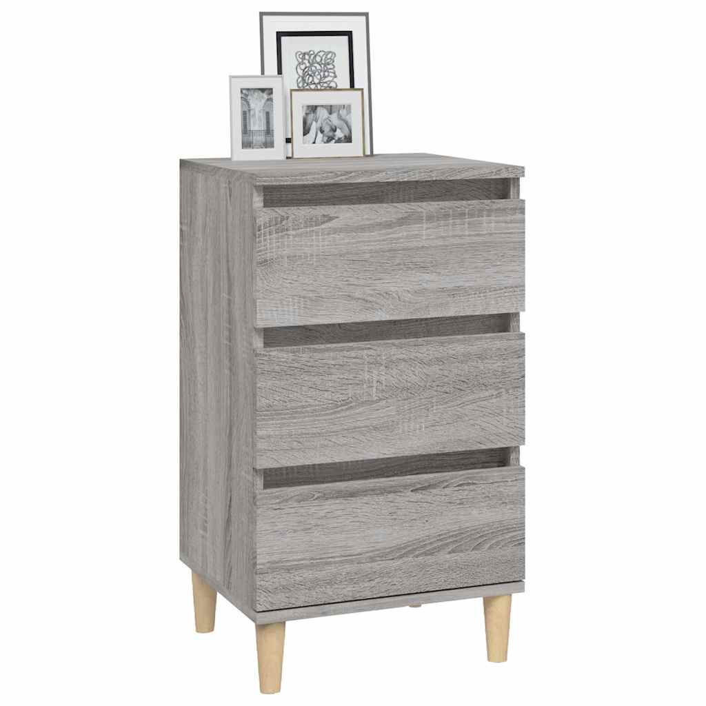 vidaXL Bedside Cabinet | Grey sonoma | Engineered wood | Medium 4