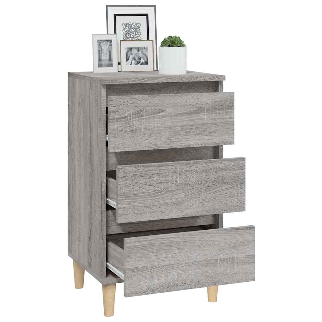 vidaXL Bedside Cabinet | Grey sonoma | Engineered wood | Medium 5