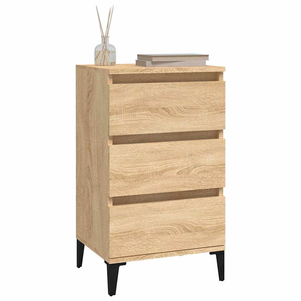 vidaXL Bedside Cabinet | Sonoma oak | Engineered wood | Medium | Bedside Cabinet 4