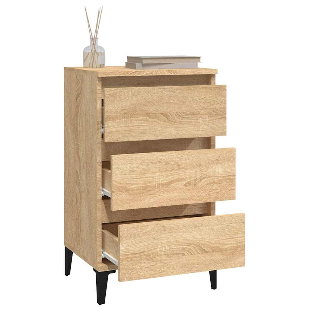 vidaXL Bedside Cabinet | Sonoma oak | Engineered wood | Medium | Bedside Cabinet 5