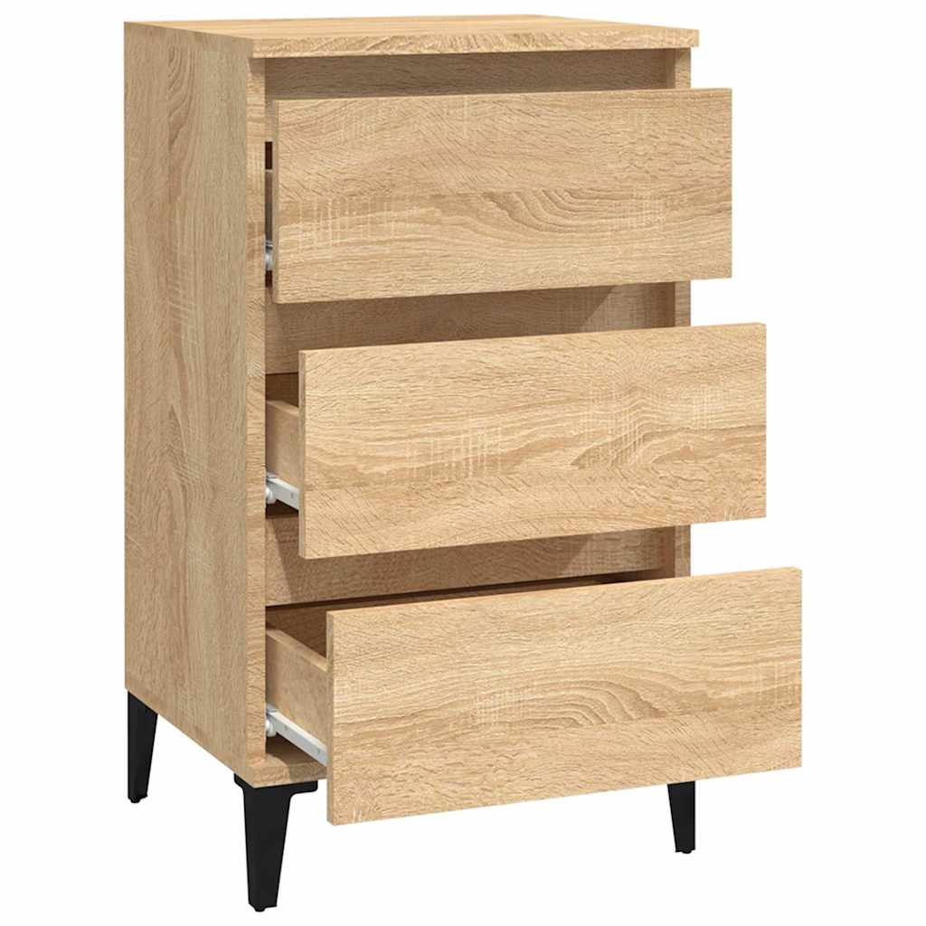 vidaXL Bedside Cabinet | Sonoma oak | Engineered wood | Medium | Bedside Cabinet 6