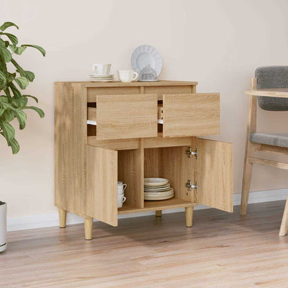 vidaXL Sideboard Sonoma Oak 60x35x70 cm Engineered Wood 3