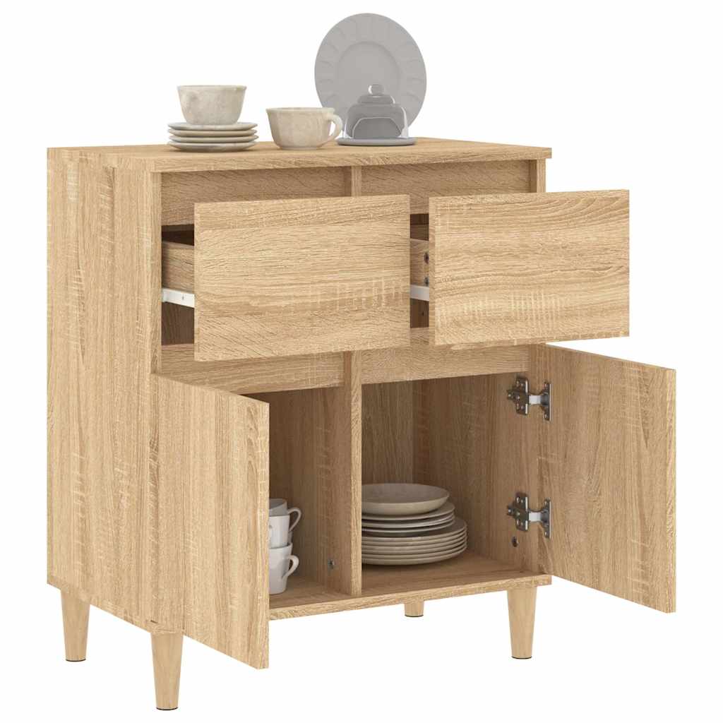 vidaXL Sideboard Sonoma Oak 60x35x70 cm Engineered Wood 5