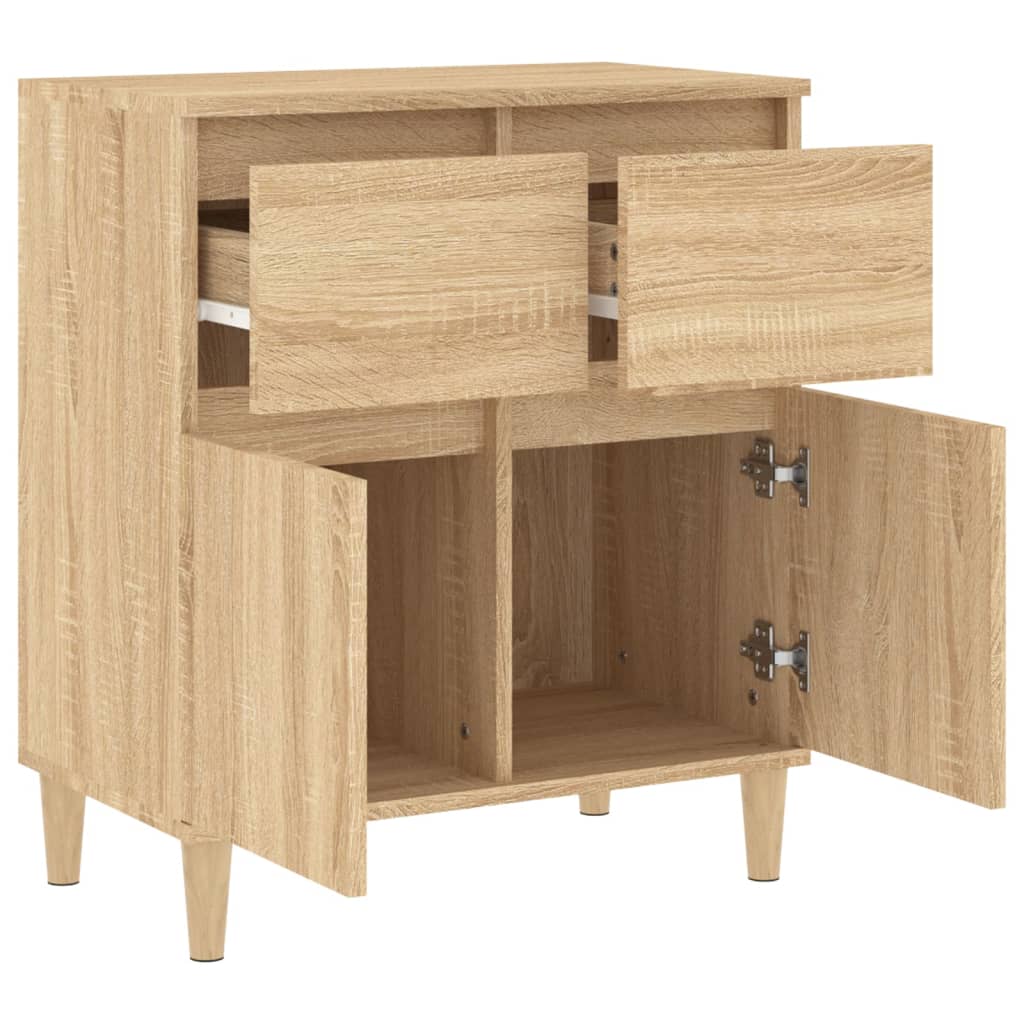vidaXL Sideboard Sonoma Oak 60x35x70 cm Engineered Wood 6