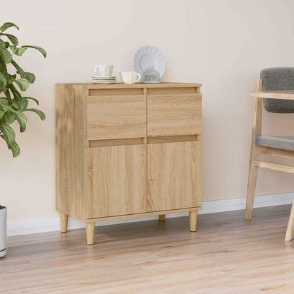 vidaXL Sideboard Sonoma Oak 60x35x70 cm Engineered Wood 1