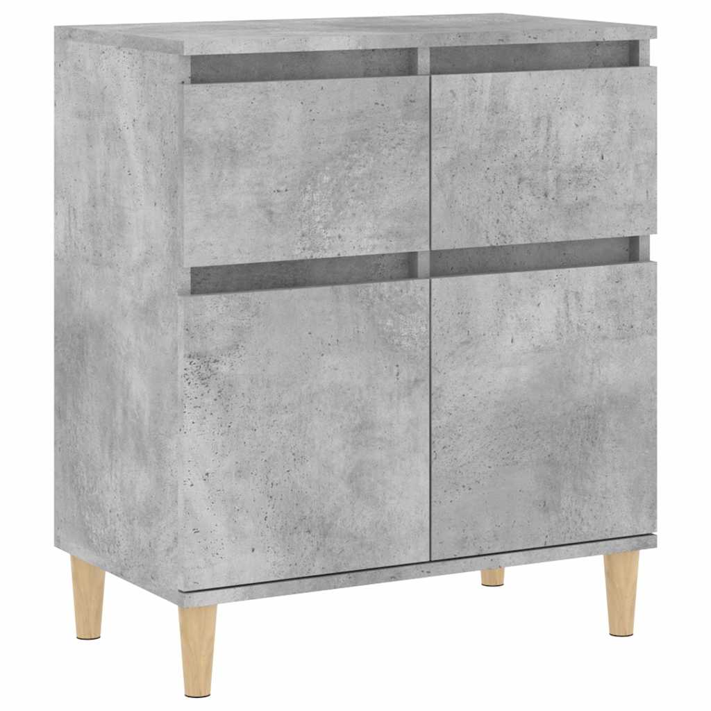 vidaXL Sideboard Concrete Grey 60x35x70 cm Engineered Wood 2