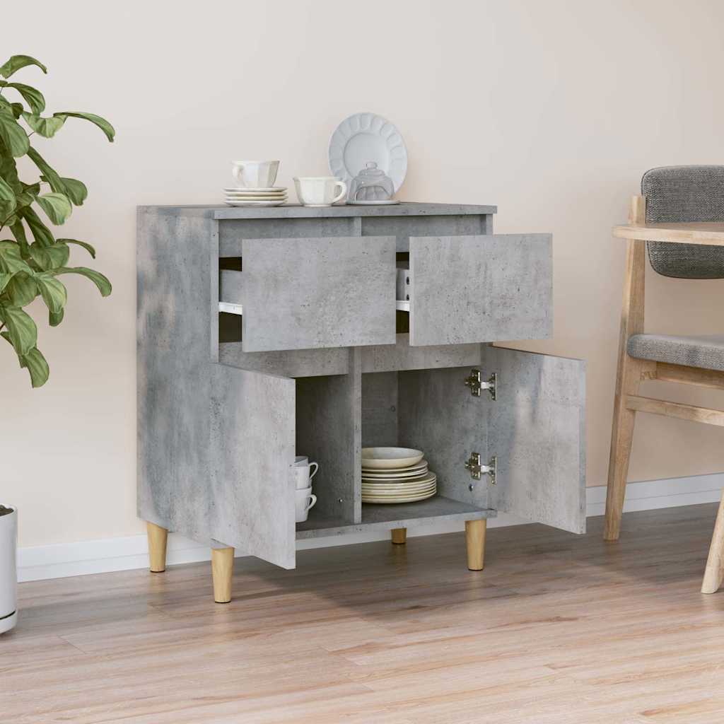 vidaXL Sideboard Concrete Grey 60x35x70 cm Engineered Wood 3