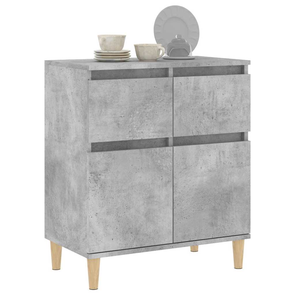 vidaXL Sideboard Concrete Grey 60x35x70 cm Engineered Wood 4