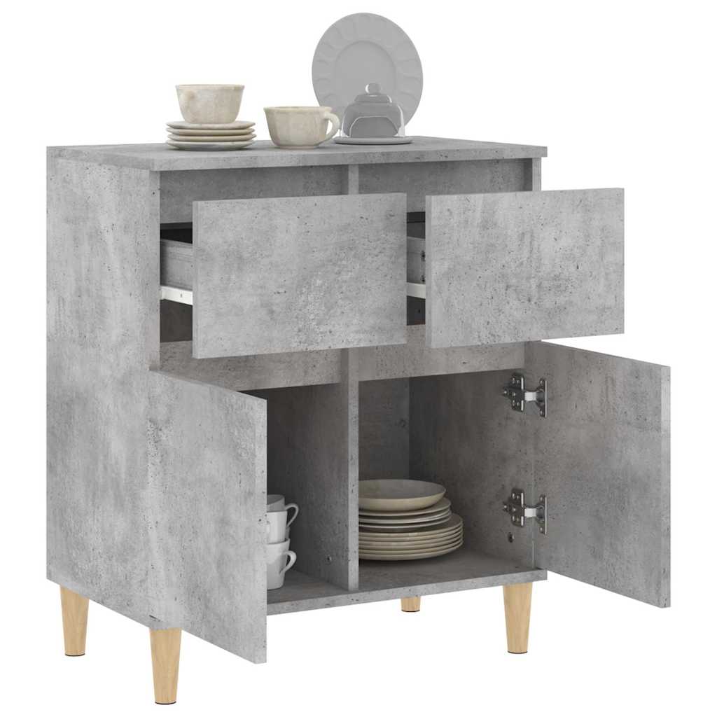 vidaXL Sideboard Concrete Grey 60x35x70 cm Engineered Wood 5