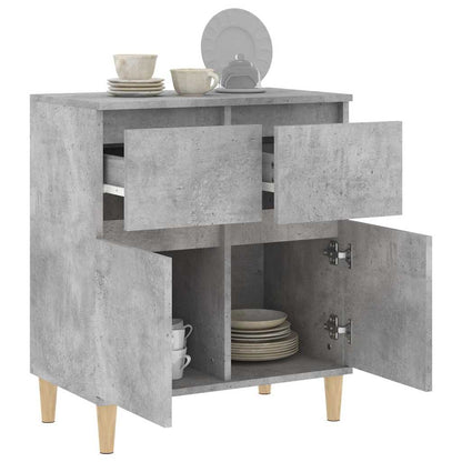 vidaXL Sideboard Concrete Grey 60x35x70 cm Engineered Wood 5
