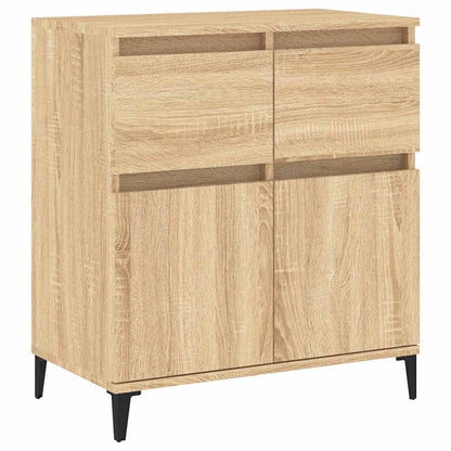 vidaXL Sideboard Sonoma Oak 60x35x70 cm Engineered Wood 2