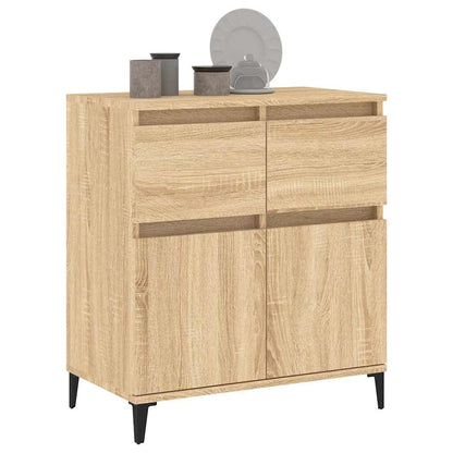 vidaXL Sideboard Sonoma Oak 60x35x70 cm Engineered Wood 4