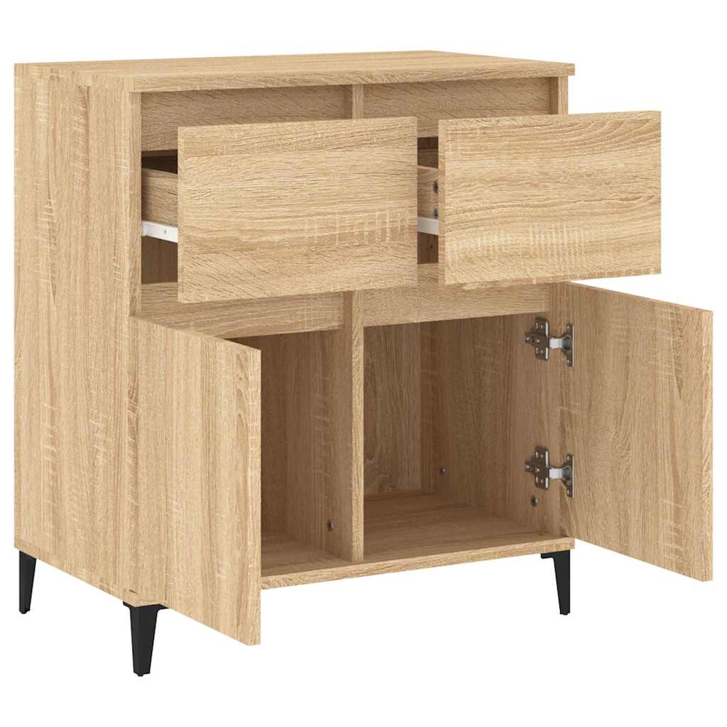 vidaXL Sideboard Sonoma Oak 60x35x70 cm Engineered Wood 6