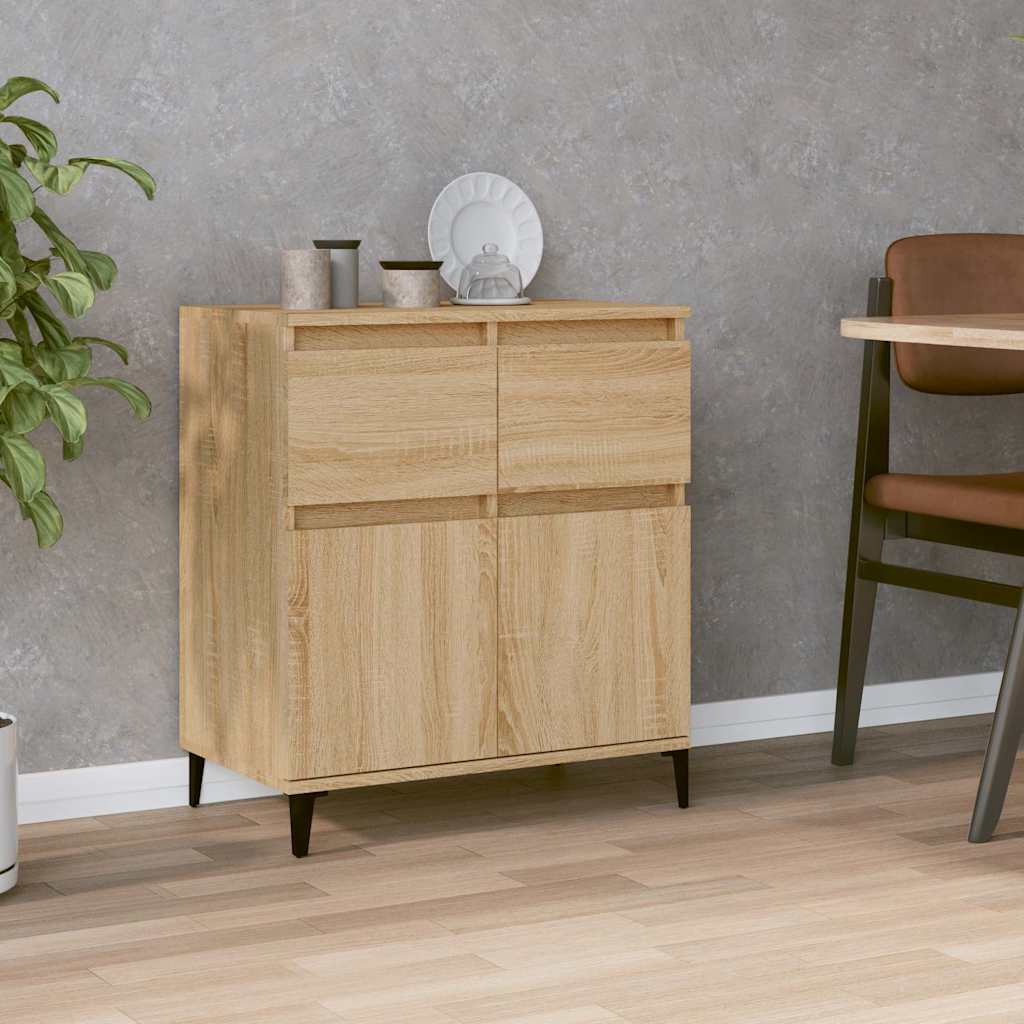 vidaXL Sideboard Sonoma Oak 60x35x70 cm Engineered Wood 1