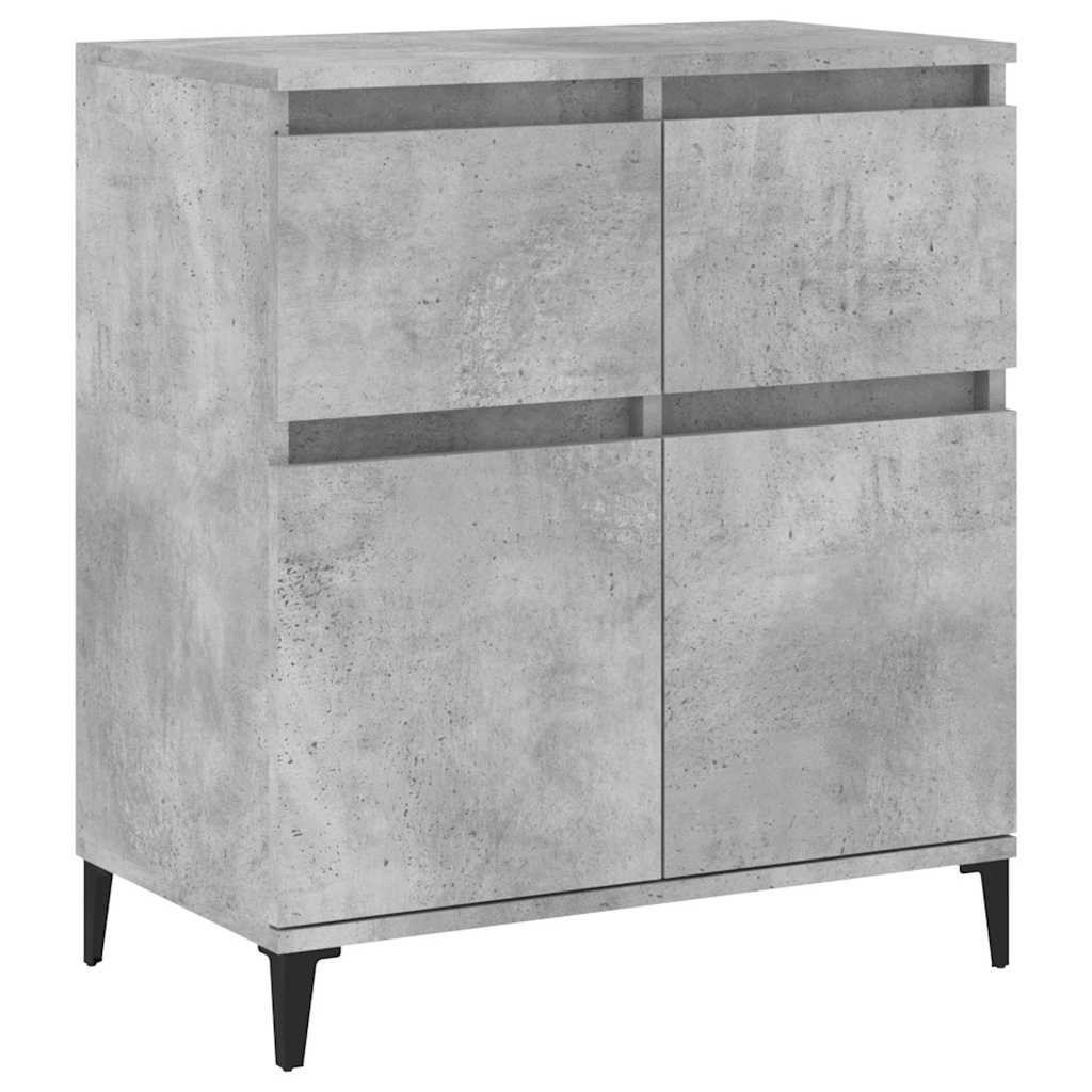 vidaXL Sideboard Concrete Grey 60x35x70 cm Engineered Wood 2