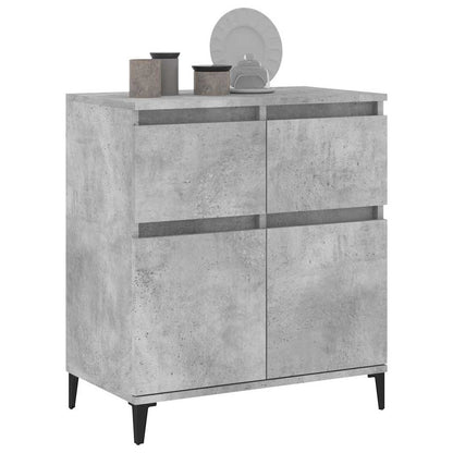 vidaXL Sideboard Concrete Grey 60x35x70 cm Engineered Wood 4