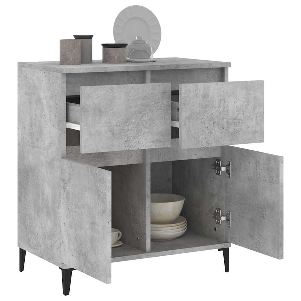 vidaXL Sideboard Concrete Grey 60x35x70 cm Engineered Wood 5