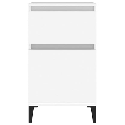 vidaXL Bedside Cabinet White 40x35x70 cm 6