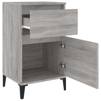 vidaXL Bedside Cabinets 2 pcs Grey Sonoma 40x35x70 cm 5