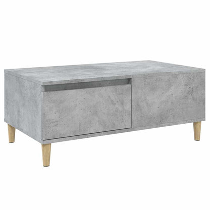 vidaXL Coffee Table Concrete Grey 90x50x36.5 cm Engineered Wood 2